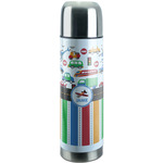 Transportation & Stripes Stainless Steel Thermos (Personalized)