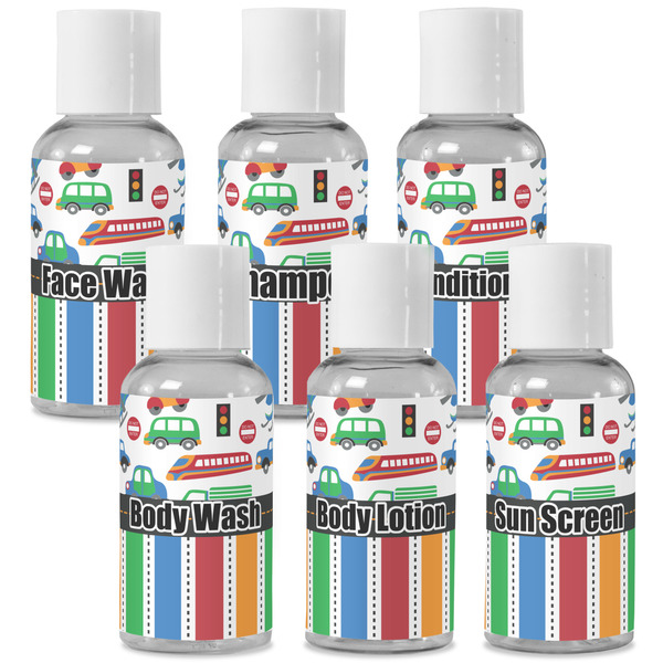Custom Transportation & Stripes Travel Bottles (Personalized)