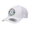 Transportation & Stripes Trucker Hat - White (Personalized)