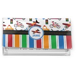 Transportation & Stripes Vinyl Checkbook Cover (Personalized)