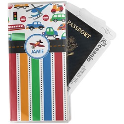Transportation & Stripes Travel Document Holder