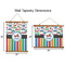 Transportation & Stripes Wall Hanging Tapestries - Parent/Sizing
