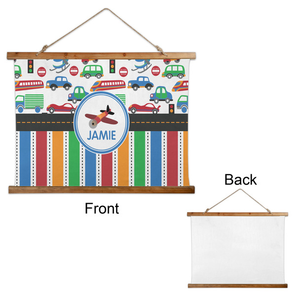 Transportation & Stripes Wall Hanging Tapestry - Landscape - APPROVAL