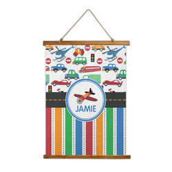 Transportation & Stripes Wall Hanging Tapestry (Personalized)