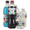 Transportation & Stripes Water Bottle Label - Multiple Bottle Sizes