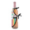 Transportation & Stripes Wine Bottle Apron - DETAIL WITH CLIP ON NECK