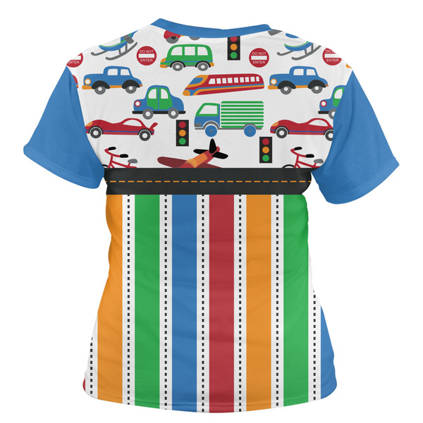 Transportation & Stripes Women's T-shirt Back