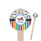 Transportation & Stripes Round Wooden Food Picks (Personalized)
