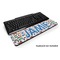 Transportation & Stripes Keyboard Wrist Rest (Personalized)
