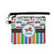 Transportation & Stripes Wristlet ID Case w/ Name or Text