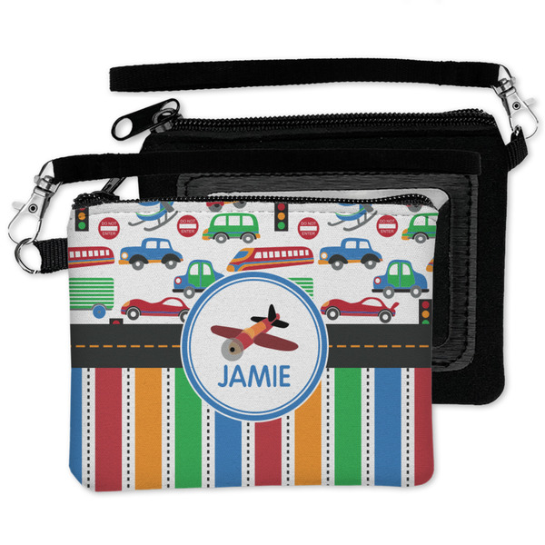 Transportation & Stripes Wristlet ID Cases - MAIN