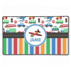 Transportation & Stripes XXL Gaming Mouse Pad - 24" x 14" (Personalized)
