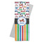 Transportation & Stripes Yoga Mat Towel (Personalized)