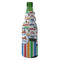 Transportation & Stripes Zipper Bottle Cooler - ANGLE (bottle)