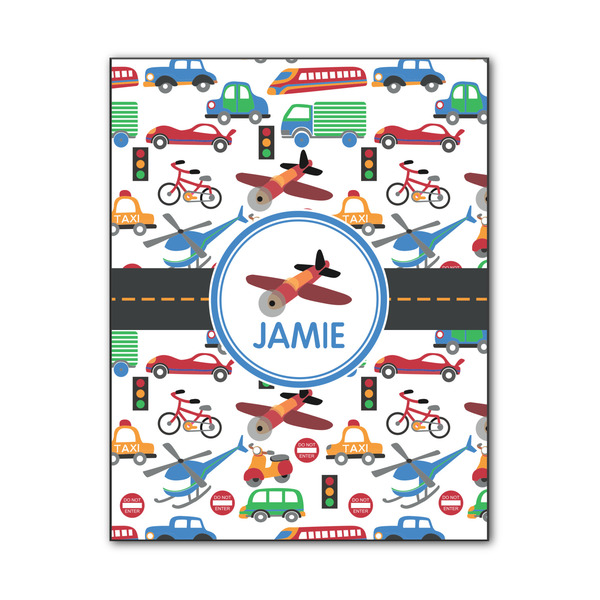 Custom Transportation Wood Print - 11x14 (Personalized)