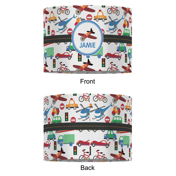 Transportation 12" Drum Lampshade - APPROVAL (Fabric)