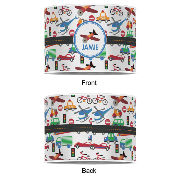 Transportation 12" Drum Lampshade - APPROVAL (Poly Film)