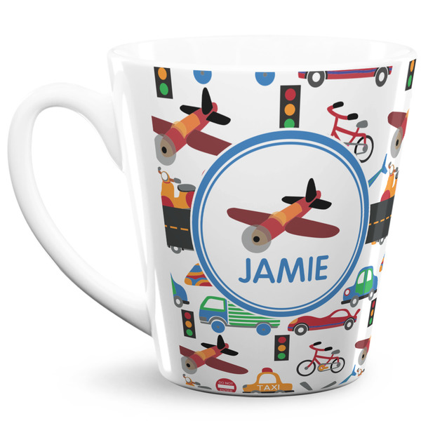 Custom Transportation 12 Oz Latte Mug (Personalized)