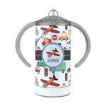 Transportation 12 oz Stainless Steel Sippy Cup (Personalized)