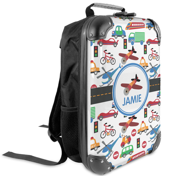 Custom Transportation Kids Hard Shell Backpack (Personalized)