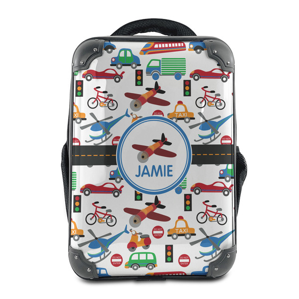 Custom Transportation 15" Hard Shell Backpack (Personalized)