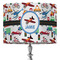 Transportation 16" Drum Lampshade - ON STAND (Fabric)