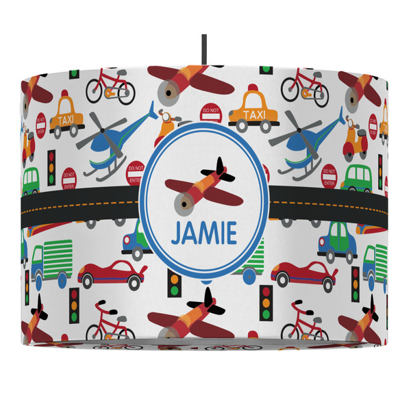 Custom Transportation Drum Pendant Lamp (Personalized)