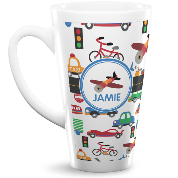 Custom Transportation Latte Mug (Personalized)
