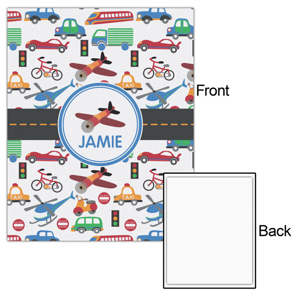 Transportation 16x20 - Matte Poster - Front & Back