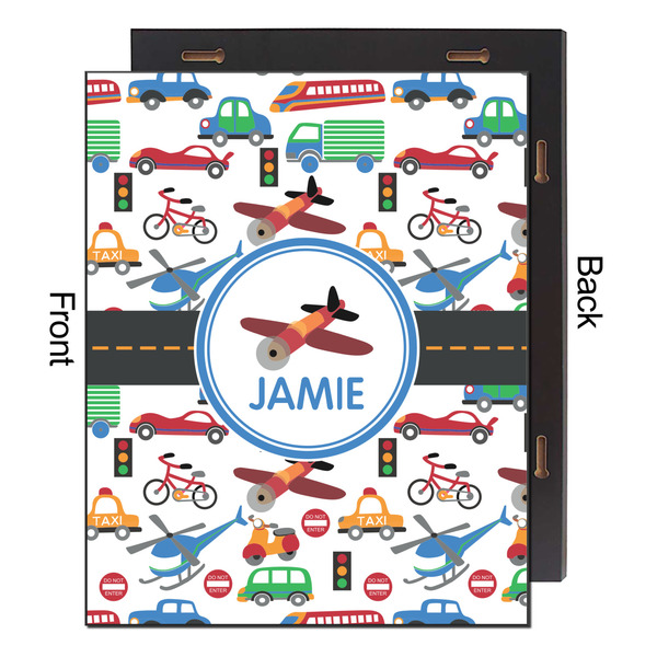 Transportation 16x20 Wood Print - Front & Back View