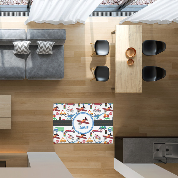 Transportation 2'x3' Indoor Area Rugs - IN CONTEXT