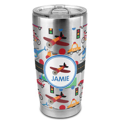 Transportation 20oz Stainless Steel Double Wall Tumbler - Full Print (Personalized)