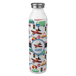 Transportation 20oz Stainless Steel Water Bottle - Full Print (Personalized)