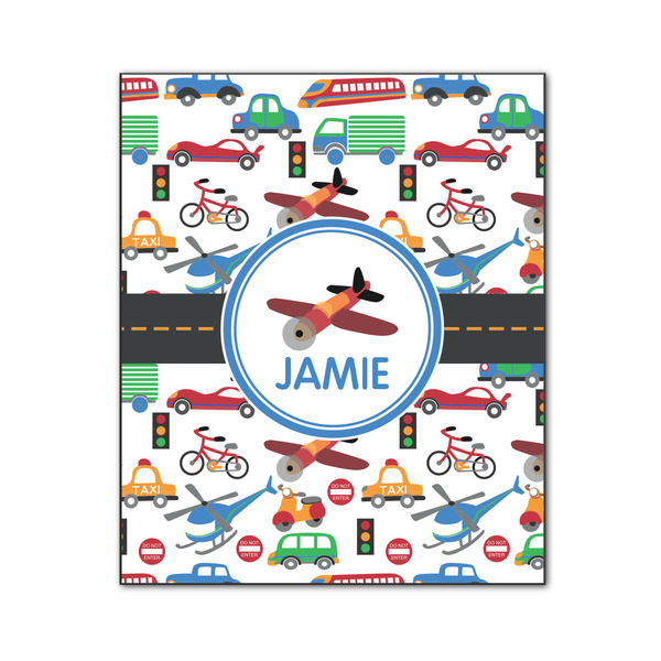 Custom Transportation Wood Print - 20x24 (Personalized)