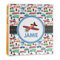Transportation 3-Ring Binder (Personalized)