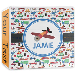 Transportation 3-Ring Binder - 3 inch (Personalized)