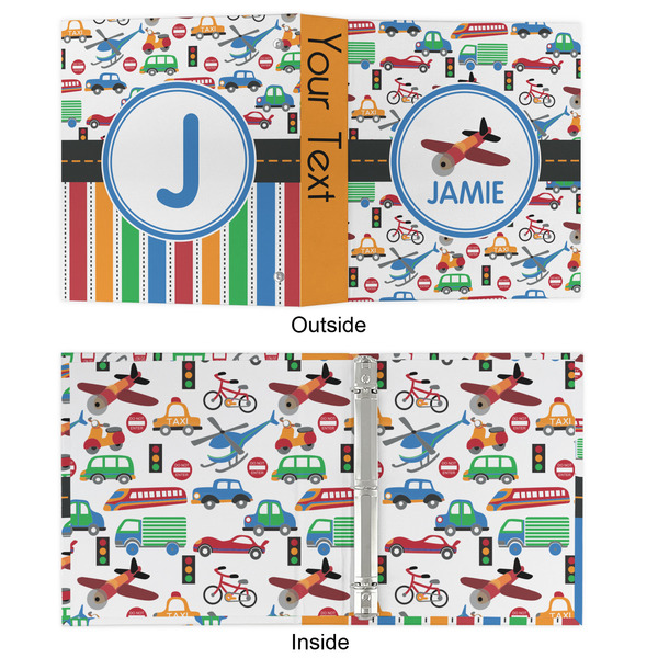 Transportation 3 Ring Binders - Full Wrap - 1" - APPROVAL