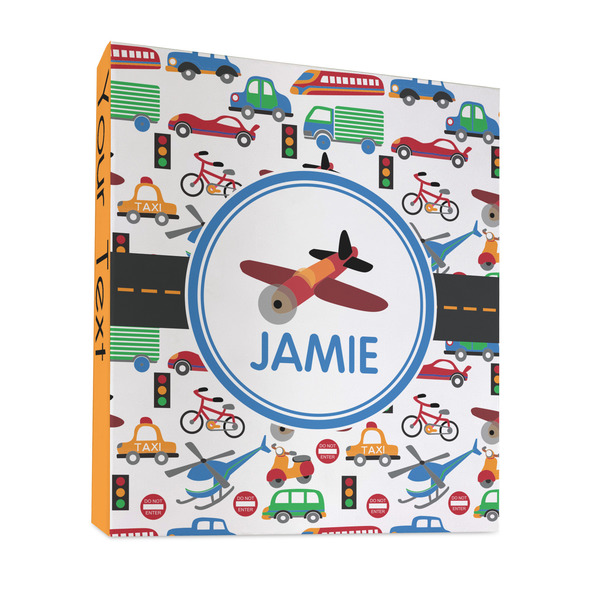 Custom Transportation 3 Ring Binder - Full Wrap - 1" (Personalized)