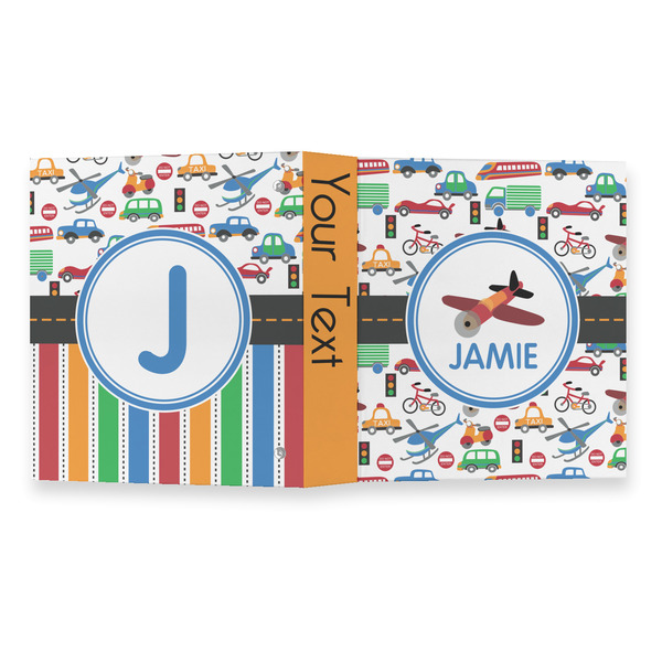 Transportation 3 Ring Binders - Full Wrap - 1" - OPEN OUTSIDE