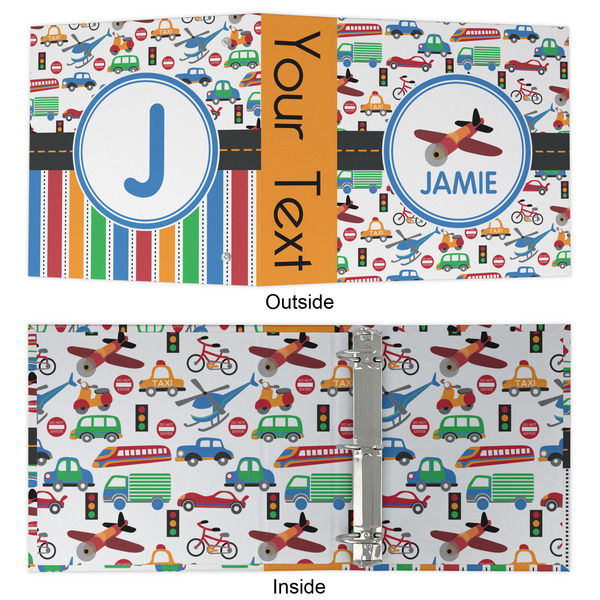Transportation 3 Ring Binders - Full Wrap - 2" - APPROVAL