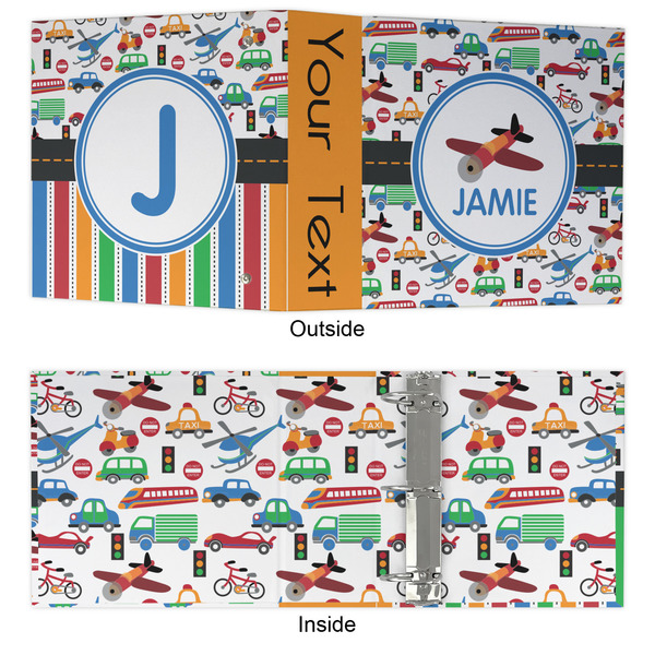 Transportation 3 Ring Binders - Full Wrap - 3" - APPROVAL