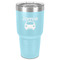 Transportation 30 oz Stainless Steel Tumbler - Teal - Single-Sided (Personalized)