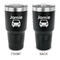 Transportation 30 oz Stainless Steel Ringneck Tumblers - Black - Double Sided - APPROVAL
