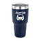 Transportation 30 oz Stainless Steel Ringneck Tumblers - Navy - FRONT