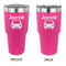 Transportation 30 oz Stainless Steel Tumbler - Pink - Double Sided (Personalized)