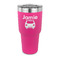 Transportation 30 oz Stainless Steel Ringneck Tumblers - Pink - FRONT
