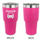Transportation 30 oz Stainless Steel Ringneck Tumblers - Pink - Single Sided - APPROVAL