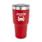 Transportation 30 oz Stainless Steel Tumbler - Red - Single Sided (Personalized)