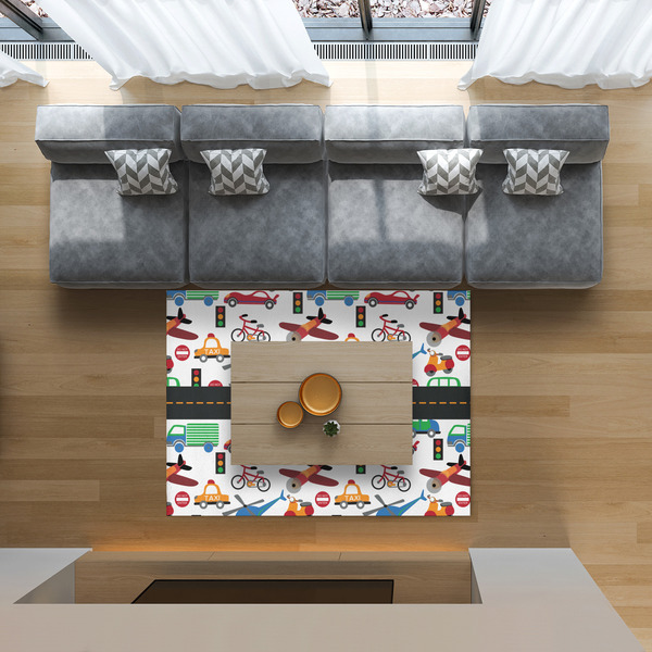 Transportation 5'x7' Indoor Area Rugs - IN CONTEXT