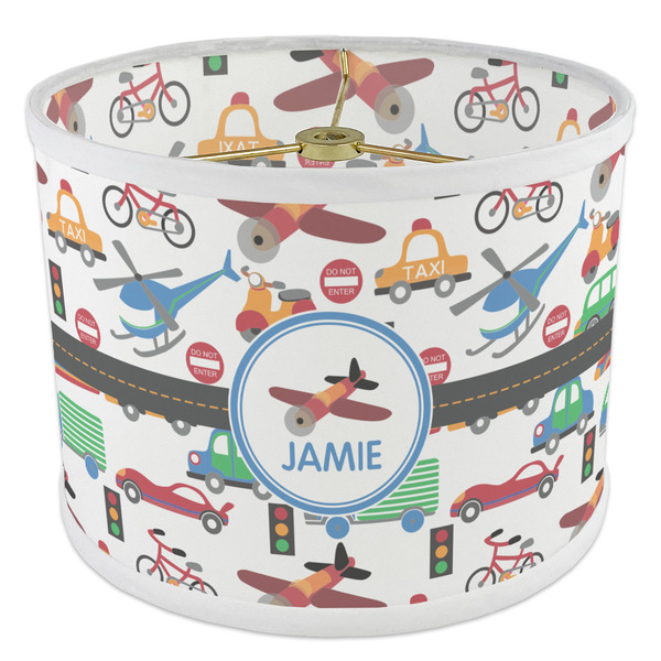 Transportation 8" Drum Lampshade - ANGLE Poly-Film